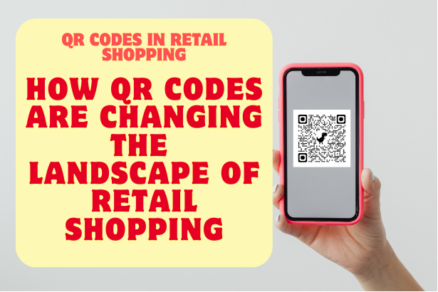 Customer Scanning QR Code on Product Label in Retail Store