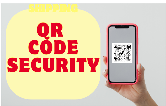 QR Code Security with Hand Graphic