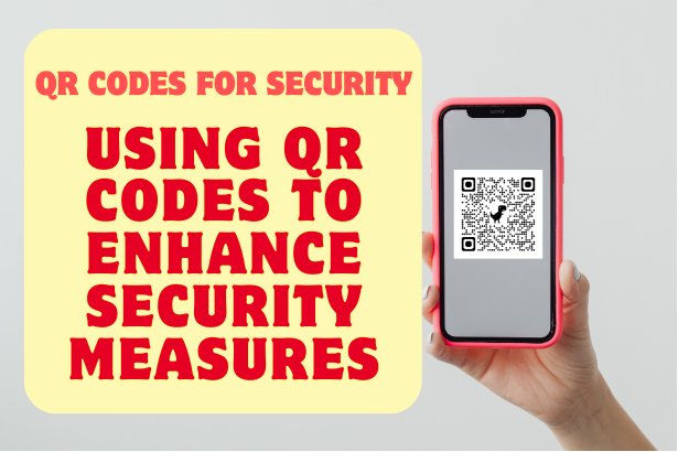 Mobile Phone Scanning QR Code with Padlock Overlay Representing Security