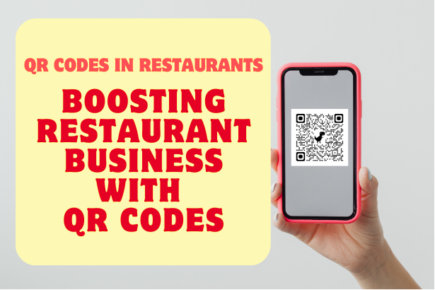 Customer Scanning QR Code on Restaurant Table for Digital Menu